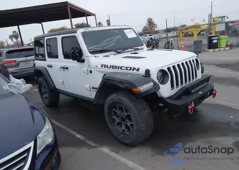 2020 Jeep Wrangler Unlimited Rubicon 4X4 z USA, uszkodzony, nr VIN 1C4HJXFGXLW290570